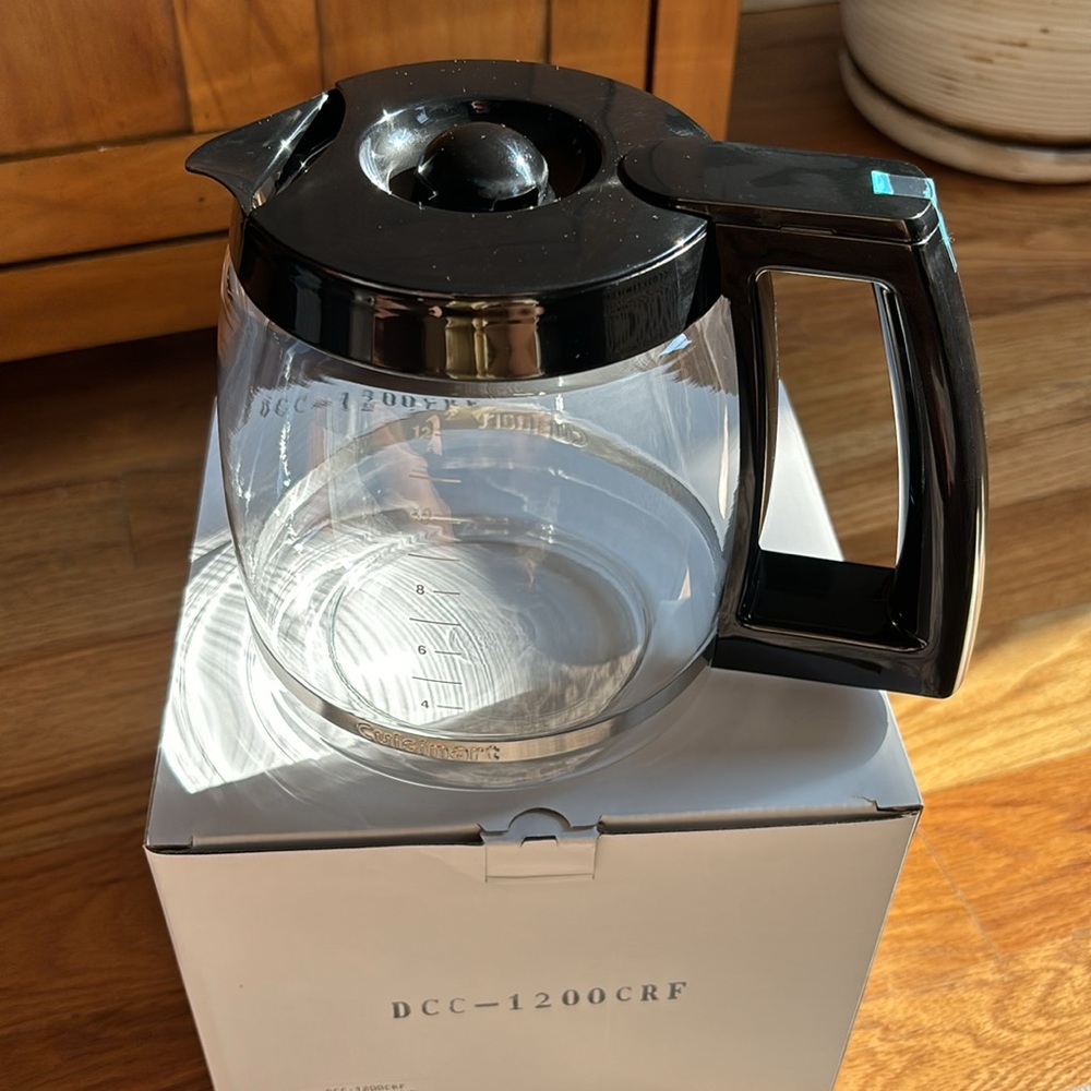 Never used Cuisinart 12 cup replacement carafe